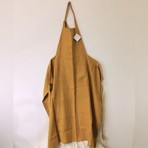 NWT Linen Full-Size Apron with Adjustable Neck Strap